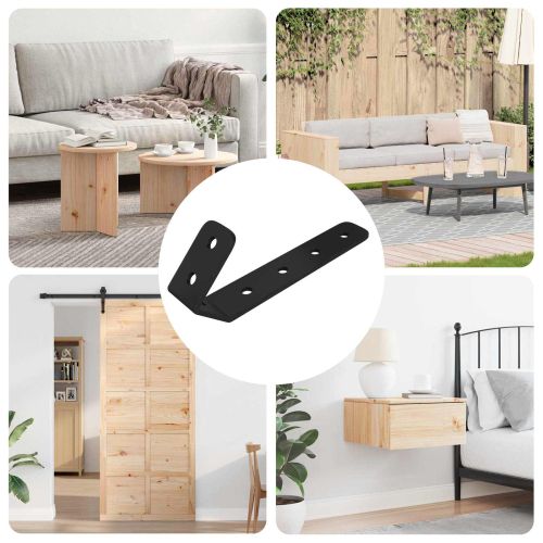 Куки 12 pcs Черно M5 x 110 мм Желязо