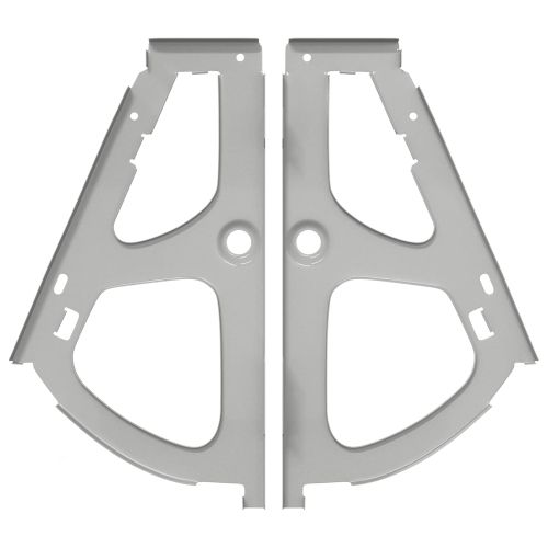 Панта за плъзгащ се шкаф 12 pcs Сребрист 235 x 155 x 30 мм