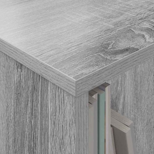 Етажерка за списания 2 pcs Сив Сонома 35 x 30 x 45 см