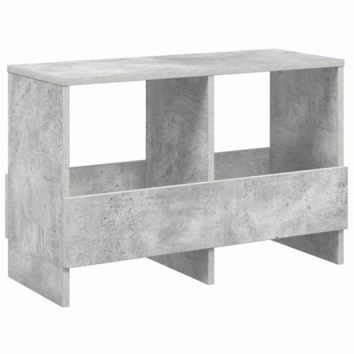 Етажерка за списания Циментено сиво 68,5 x 30 x 45 см