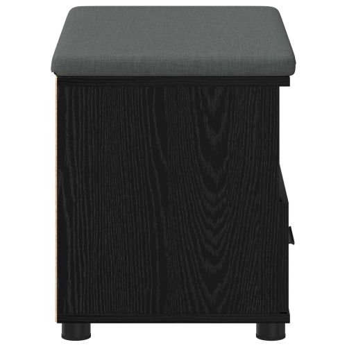 Пейка за коридор с възглавница с рафт Черен Дъб 60 x 38 x 46 см