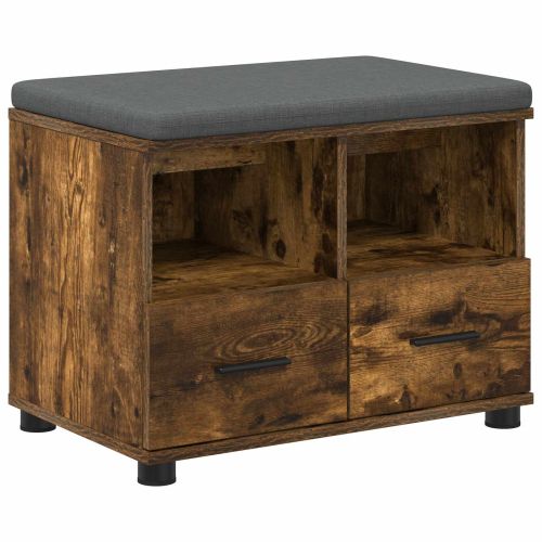 Пейка за коридор с възглавница Пушена Дъб 60 x 38 x 46 см