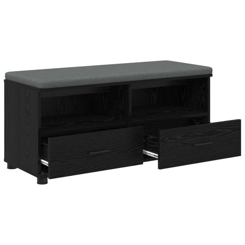 Пейка за коридор с възглавница Черен Дъб 100 x 38 x 46 см