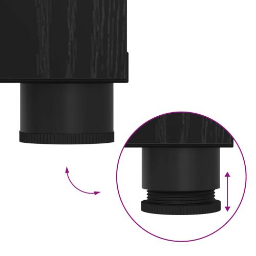 Пейка за коридор с възглавница Черен Дъб 100 x 38 x 46 см