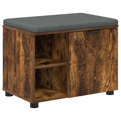 Пейка за коридор с възглавница Пушена Дъб 60 x 38 x 46 см