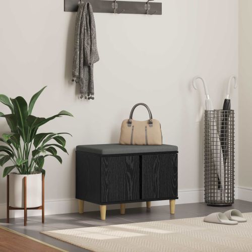 Пейка за коридор с възглавница Черен Дъб 60 x 38 x 46 см