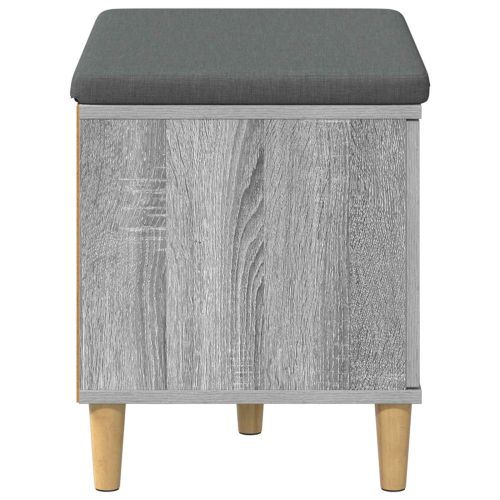 Пейка за коридор с възглавница Сиво Сонома 60 x 38 x 46 см