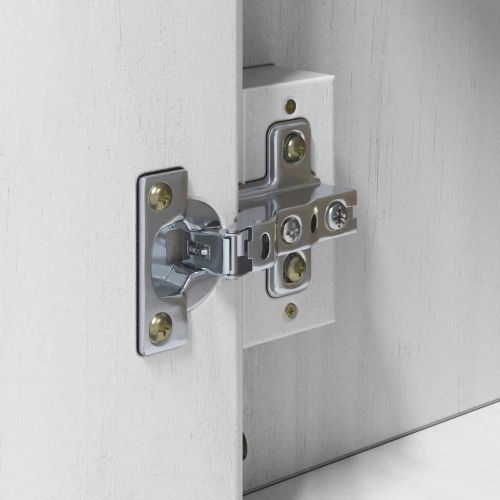 Комплект мебели за баня с рафт FLORO 2 pcs Бяло Солиден бор