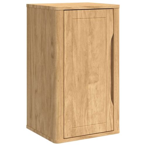 Комплект мебели за баня FLORO 4 pcs Кафяво с восъчно покритие