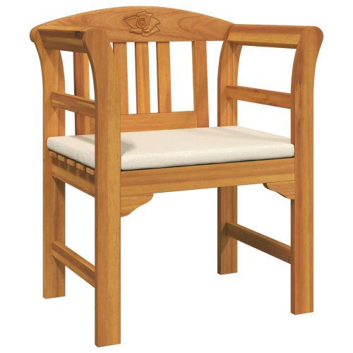 Комплект за лятна градина с рози 4 pcs Солидно акациево дърво