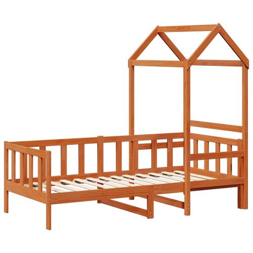 Комплект легло за деня 2 pcs Кафяво с восъчно покритие