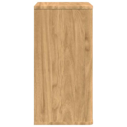 Банен стенен шкаф FLORO Кафяво с восъчно покритие Солиден бор