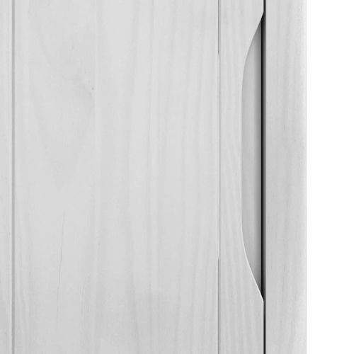 Шкаф за баня с чекмедже FLORO Бяло 35 x 30 x 90 cm Солиден бор