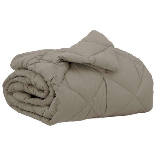 Пълно годишно юрганче Светлосиво 200 x 140 cm Микрофибър