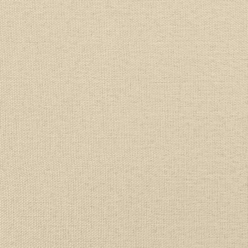 Рамка за легло без матрак, кремава, 120x200 см, плат