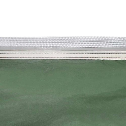 Тент за багажник на караван с покрив Зелен 352 x 250 x 240 см