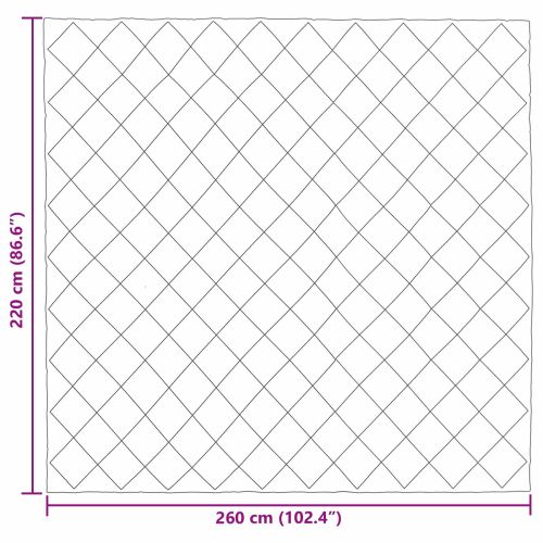 Летен юрган 220 x 260 cm Лято 200 гсм Антрацит и таупе