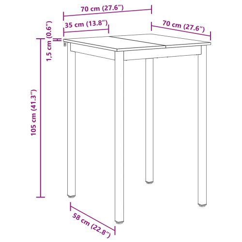Маса за стоене Инженерно дърво