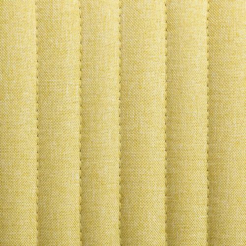 Трапезни столове, 2 бр, зелени, текстил