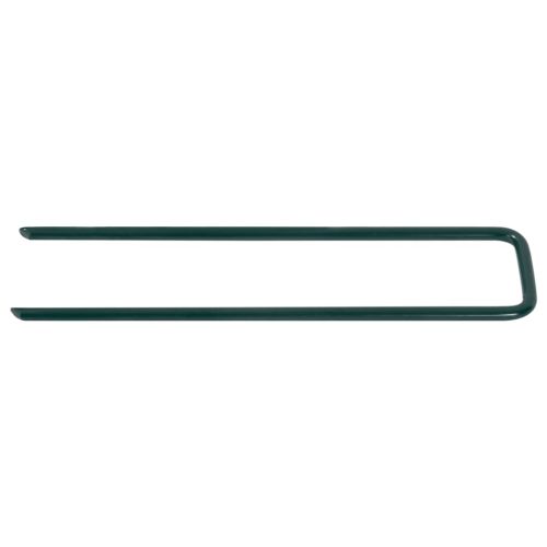 Пирони за изкуствена трева, 100 бр, П-образни, желязо