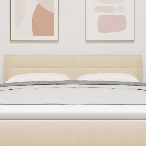 LED глава с LED ленти с таблото Крем 160 cm текстил