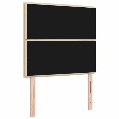 LED глава с LED ленти с таблото Крем 90 cm текстил