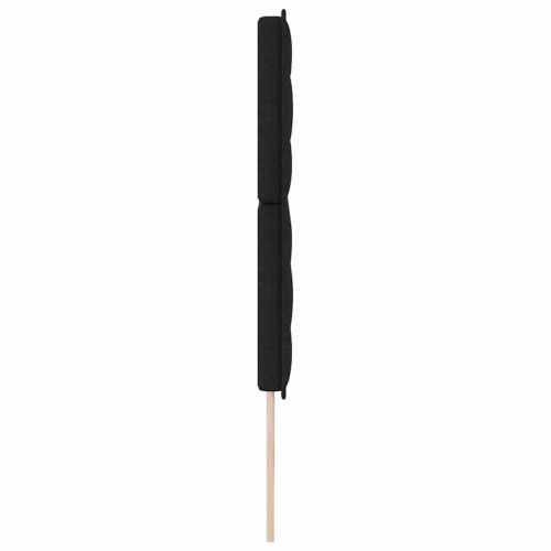 LED глава с LED ленти с таблото Черен 200 cm текстил