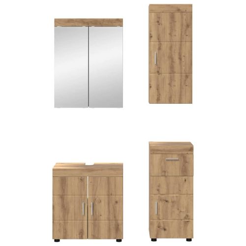 Комплект мебели за баня с чекмедже TULUM Дъб Инженерно дърво
