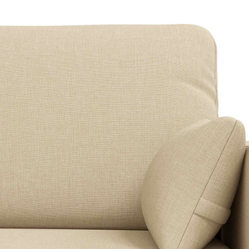 Диван 2 pcs Крем 158 x 78 x 80 см текстил