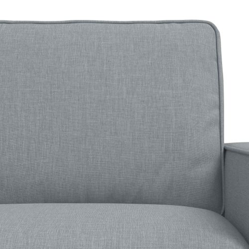 Комплект дивани 2 pcs Светлосиво 182 x 80 x 82 см текстил