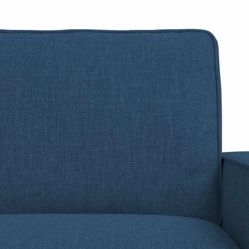 Комплект дивани 2 pcs Синьо 182 x 80 x 82 см текстил