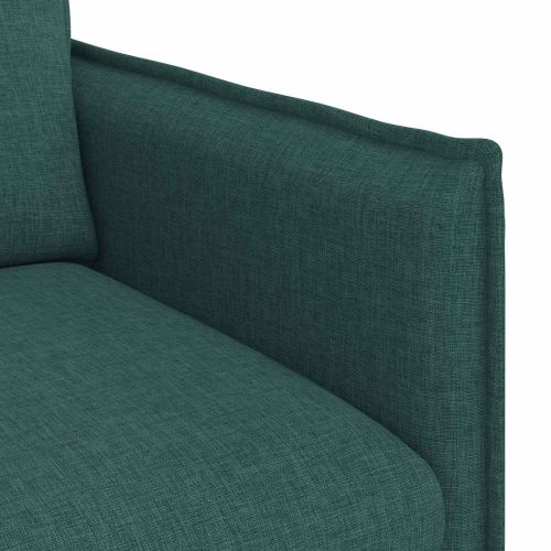 Комплект дивани 2 pcs Тъмнозелено 196 x 82 x 85 см Текстил