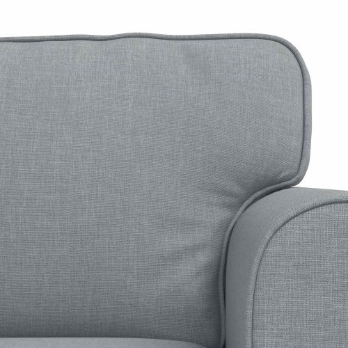 Комплект дивани 2 pcs Светлосиво 245 x 82 x 80 см текстил
