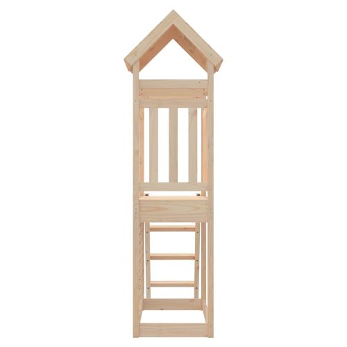 Игрална кула Кафяво 110,5 x 52,5 x 214 см Солидно борово дърво