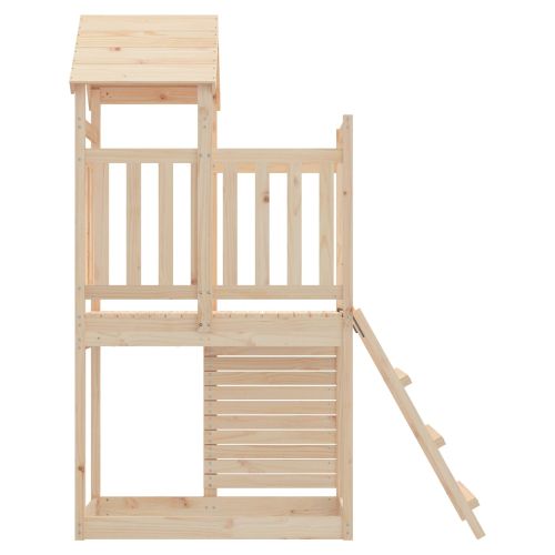 Игрална кула Кафяво 110,5 x 52,5 x 214 см Солидно борово дърво