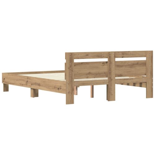 Рамка за легло с таблото Дъб 120 x 200 cm Инженерно дърво