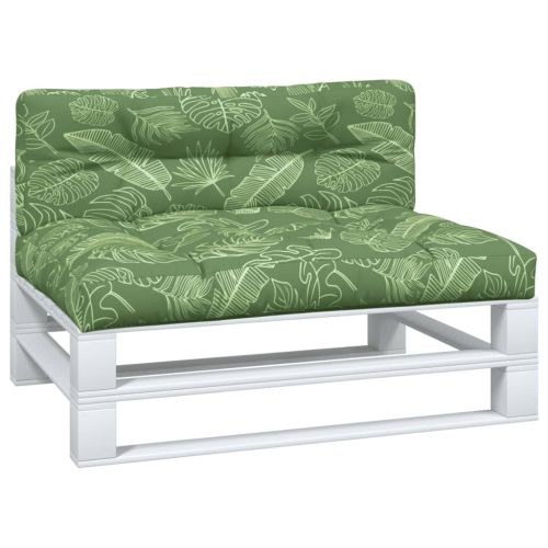 Палетни възглавници, 2 бр, на листа, текстил