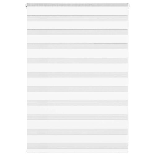 Зеброва щора бял 110x100 см ширина на плата 105,9 см полиестер