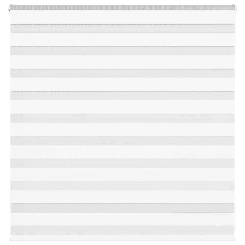 Зеброва щора бял 140x100 см ширина на плата 135,9 см полиестер