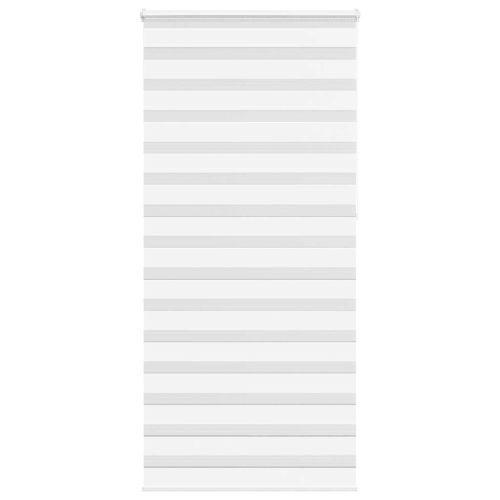 Зеброва щора бял 95x230 см Ширина на плата 90,9 см Полиестер