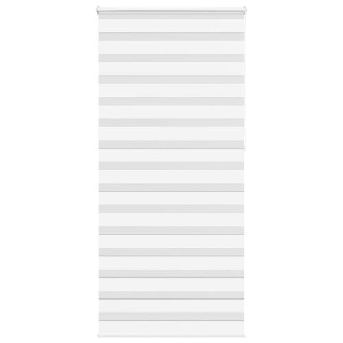 Зеброва щора бял 105x230 см Ширина на плата 100,9 см полиестер