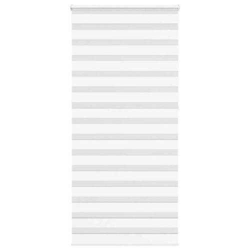 Зеброва щора бял 110x230 см ширина на плата 105,9 см полиестер