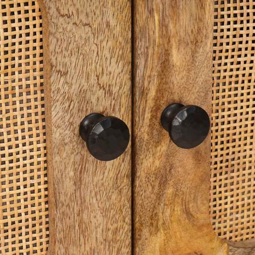 Масичка за кафе Естествен 80 x 50 x 40 cm Солидно мангово дърво