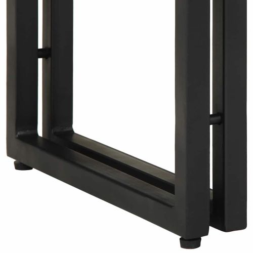 Конзолна маса Кафяво 90 x 33 x 75 см Солидно акациево дърво