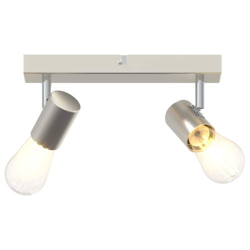 Таванен спот с прожектори Никел 26 x 6,5 x 11,5 см Метал