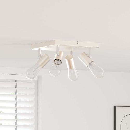 Таванен спот с прожектори Никел 26,5 x 26 x 11,5 см Метал