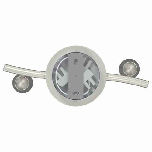 Таванен спот с прожектори Никел 27 x 10 x 12 см Метал