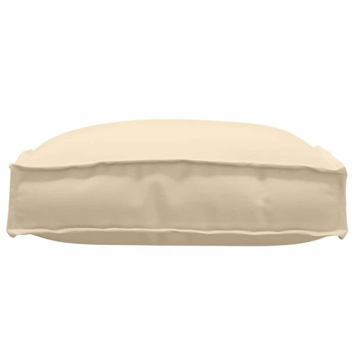 Възглавница 2 pcs Бежово 40 x 40 x 8 см Оксфордска тъкан