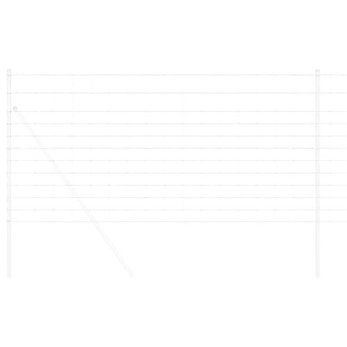 Ограда за пасища Сребрист 25 x 1,2 м Поцинкована стомана