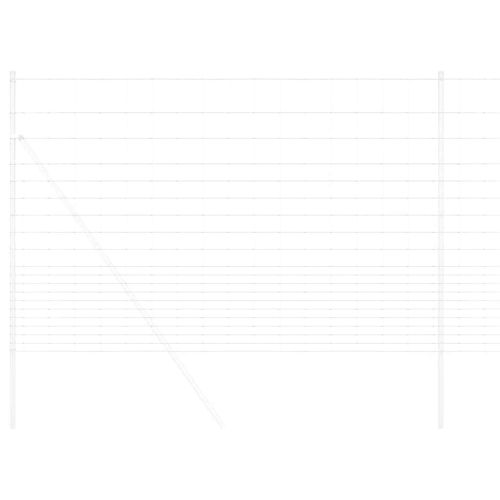 Ограда за пасища Сребрист 25 x 1,6 м Поцинкована стомана